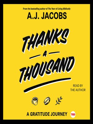 cover image of Thanks a Thousand